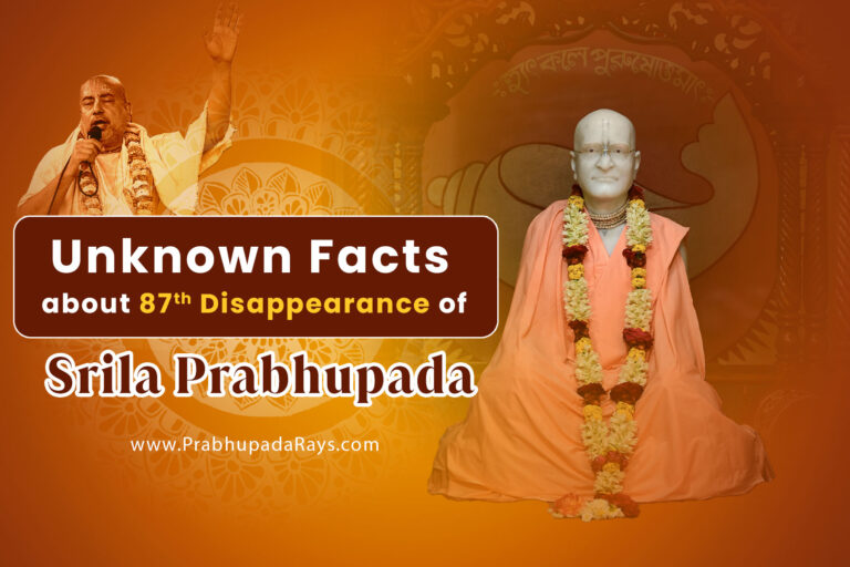 87th-Disappearance-of-Srila-Prabhupada