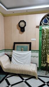 The clock stopped at the fixed time in the room of Srila Prabhupada.