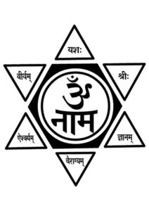 Image of a Star Symbol in Gaudiya Math Logo